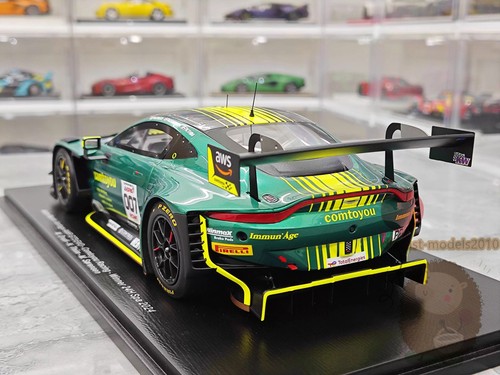Spark 1:18 Aston Martin AMR GT3 2024 Resin Diecast Model Car Hobby gifts Green - Picture 13 of 18