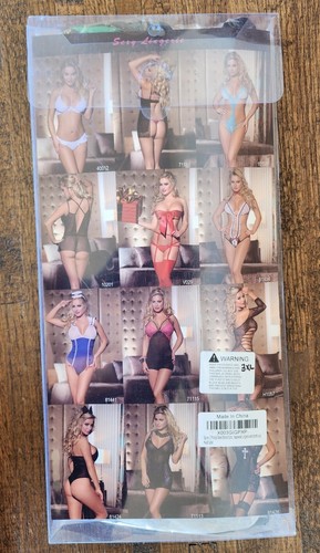 SPICEX 2 Pc. Boned Corset Lace Push Up Bodysuit Shapewear Lingerie, XL #90729 - Picture 2 of 4