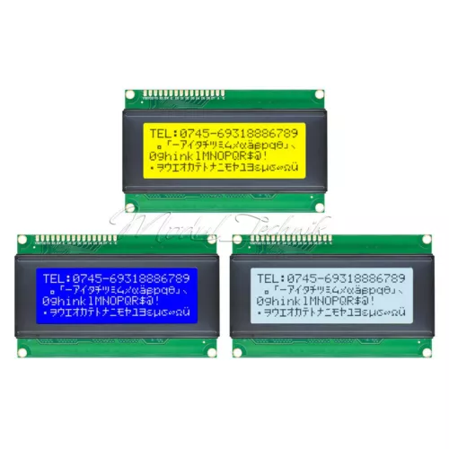 2004LCD Display Module 2004 LCD 20x4 Character Gray Yellow Blue Screen