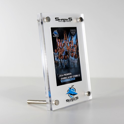 Cronulla Sharks Trading Card Display Stand *Trading Card Not Included - Picture 5 of 8