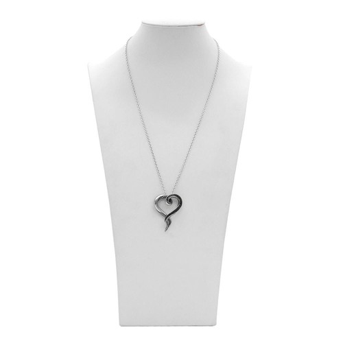 Lover Octopus Necklace Tentacle Heart Pendant w. Cubic Zirconia Jewelry Controse - Bild 4 von 6
