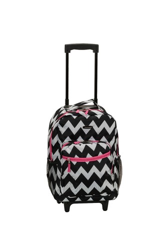 Mochila de ruedas de lujo rodante de 17" equipaje de viaje bolso de viaje escuela - Imagen 23 de 30
