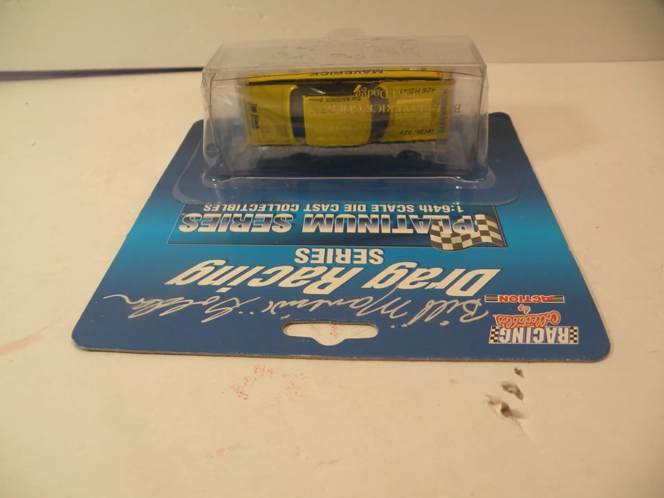 1:64 DRAG RACING SERIES 1964 DODGE BILL MAVERICK GOLDEN Autographed Signed - Image 4 of 4