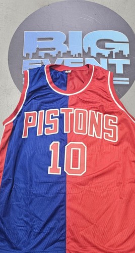 DETROIT PISTONS DENNIS RODMAN AUTOGRAPHED SIGNED SPLIT JERSEY JSA COA - Picture 3 of 3