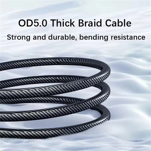 NNBILI 120W USB Type-C to Type-C Fast Charging Cable LED Display for Android - 第 3/10 張圖片