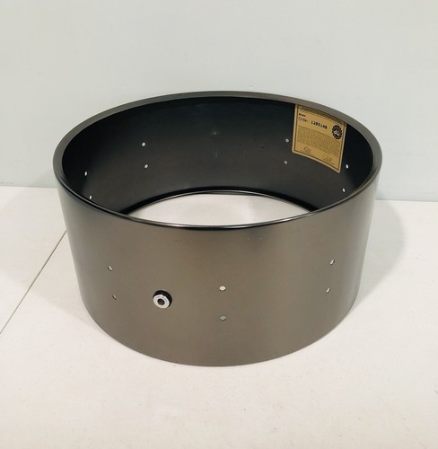 DW Collector’s 14x6.5 Satin Black over Brass Snare Drum Shell, Workshop, 6.5x14