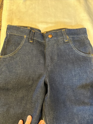Boy’s Husky Wrangler Blue Jeans Size 8 (27x22) (8LNM774R) NWT - Picture 6 of 9