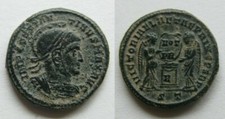 ZALDI2010 , CONSTANTINO I , FOLLIS , TICINUM . 3,17 gramos/18,33 mm