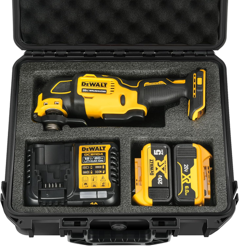 Custodia per Multiutensile Oscillante Dewalt - Cassetta degli Attrezzi Rigida Impermeabile per Dewalt Mul - Foto 10 di 12