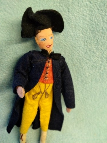 💙 Vintage BAPS Bartel Von Arps🍃🌷Hessian Family Father Felt Doll🌷🍃Germany - Picture 6 of 13