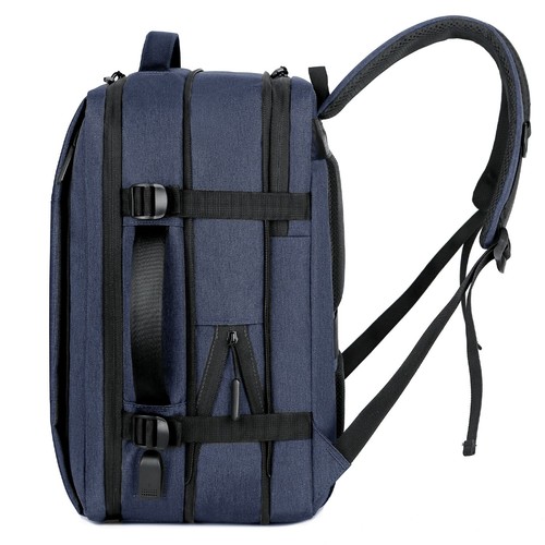 Hombres 16" Mochila Laptop Bolsa para Libros Escuela Exterior Bolsa de Viaje con Puerto de Carga USB - Imagen 15 de 41