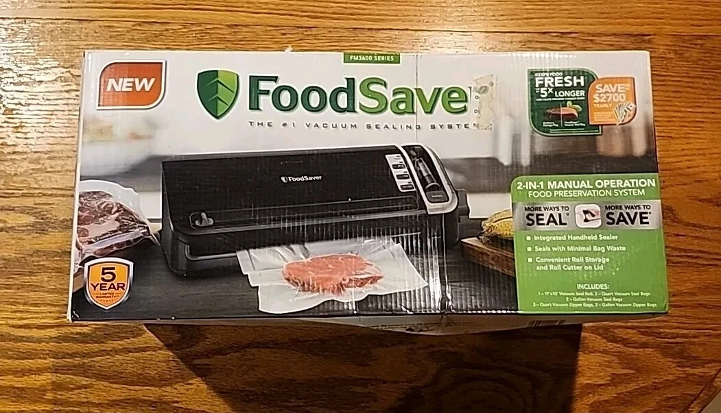 FoodSaver FM3620 2-in-1 Manual Operation Food Preservation System
