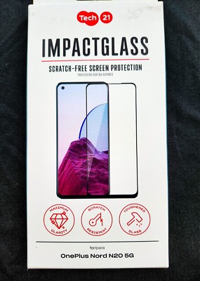 FOR ONEPLUS NORD N20 5G TECH 21 TEMPERED GLASS (TECH 21 QUALITY ONLY $9.99)