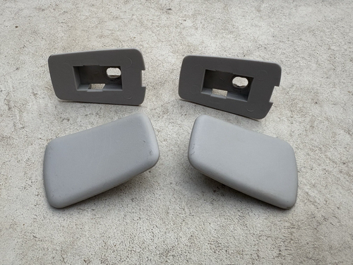 01-06 OEM BMW E46 CUPÉ Conductor Pasajero Parasol Agarre Manijas Accesorios CONJUNTO - Imagen 8 de 24