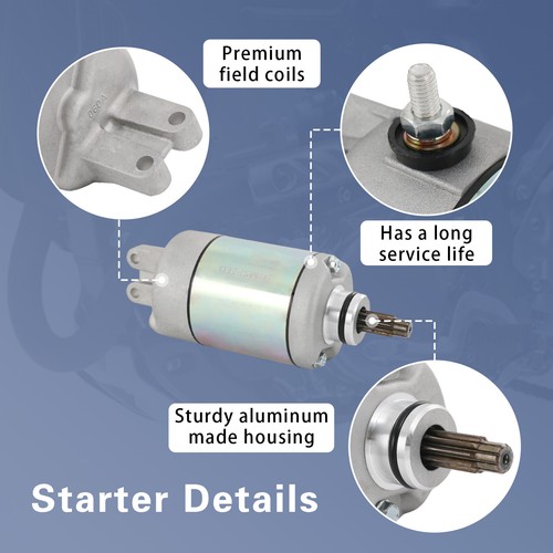 Starter Fits 31200-HM7-A41 Honda Foreman 400 450 500 TRX450ES TRX450S 4x4 ATV - Picture 4 of 22