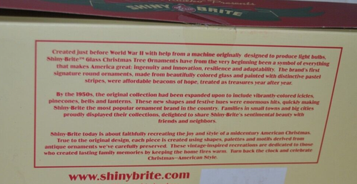 NEW Christopher Radko S/3 SHINY BRITE Xmas ORNAMENT Mrs Claus SANTA REINDEER Sil - Picture 4 of 4