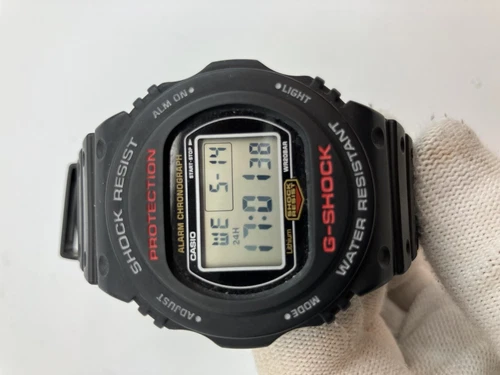 CASIO G-SHOCK DW-5750E Men's Wristwatch 45mm Case Quartz Black Japan Authent...