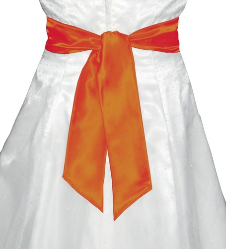 3""x58"" SATIN Kostüm Party Hochzeit Band SCHÜRZE Krawatte Gürtel Schleifeband Brautjungfer - Bild 30 von 35