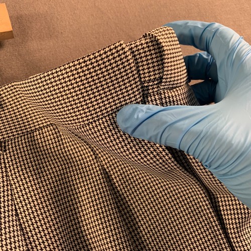 Traje Vitaliano 2 Piezas Para Hombre 56L Blanco Negro Pata de Gallo Super 150s Tela Oxford - Imagen 15 de 22