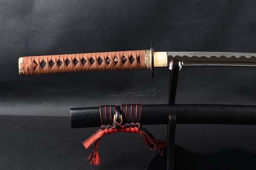 hand polished japanese samurai katana sword musashi tsuba manganese steel blade - Picture 10 of 14