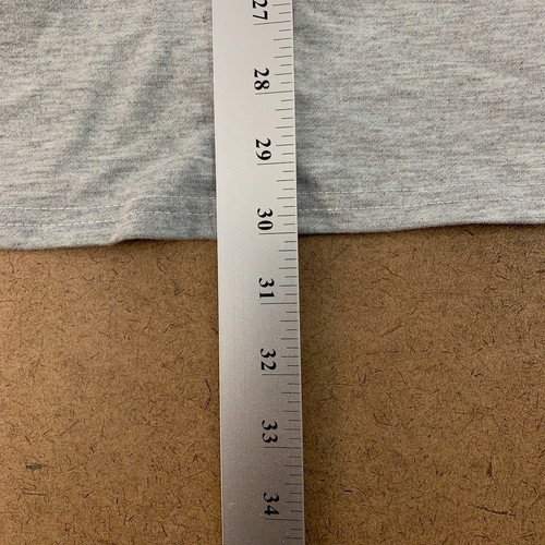 Túnica con capucha para mujer talla grande gris jaspeado manga larga dobladillo tulipán bolsillo - Imagen 7 de 7