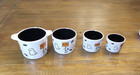 NEW Rae Dunn Snoopy Peanuts Halloween Decor Measuring Cups Set of 4 NWT