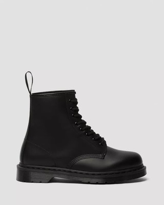 Dr. Martens 1460 Mono Smooth Leather Lace Up Boots Women's Black New 14353001