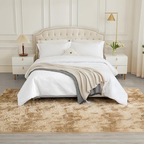 Flauschiger Hochflor Shaggy Teppich, weich & gemütlich für Wohn- & Schlafzimmer - Bild 76 von 91