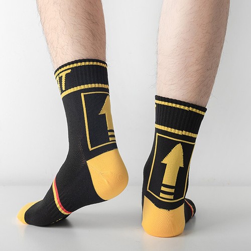 Pro Men Women Road Cycling Riding Bicycle Bike Sports Ankle Socks XC MTB Orange - Picture 54 of 101