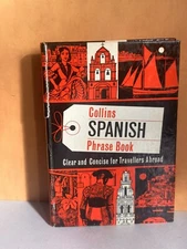 Collins Spanish Phrase Book by Gifford 1st Edition 1968 Vintage Hardback