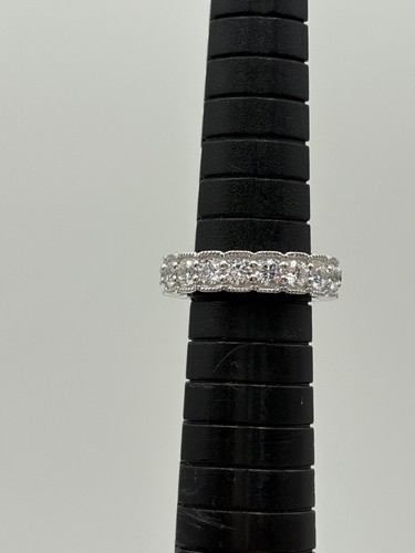 STERLING SILBER 925 VANNA K CZ 4,7 mm BANDGRÖSSE 5 RING 4,7 g - Bild 11 von 12