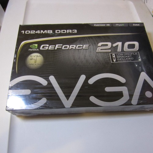 NEW EVGA NVIDIA GeForce 210 1GB PCI-E Graphics Video Card 01G-P3-1312-LR HDMI