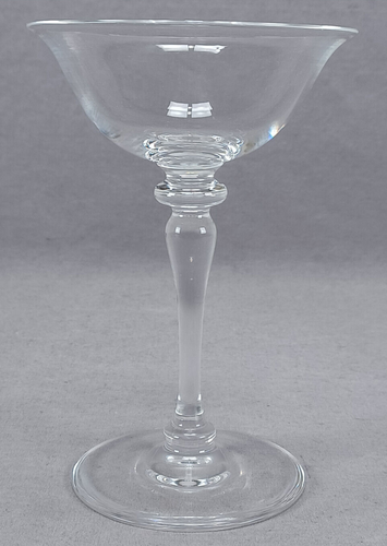Steuben Shape 6401 Blown Clear Transparent 5 7/8 Champagne / Sherbet Glass