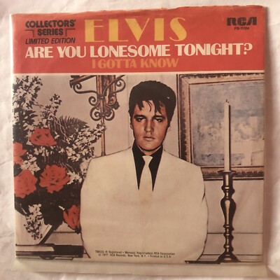 Elvis Presley - Are You Lonesome Tonight? / I Gotta Know 45 RPM RCA ...