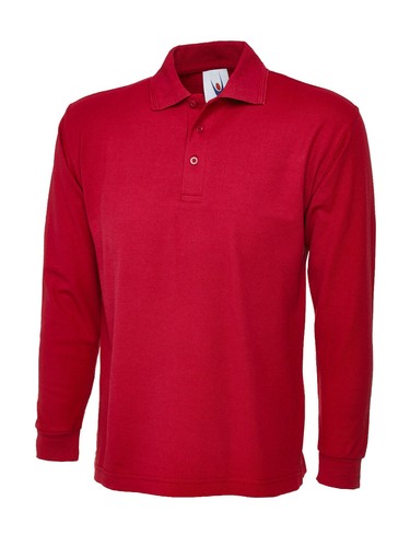 UNEEK UC113 Plain Collared Classic Work Wear Top Long Sleeve Polo Casual Shirt - Picture 9 of 11