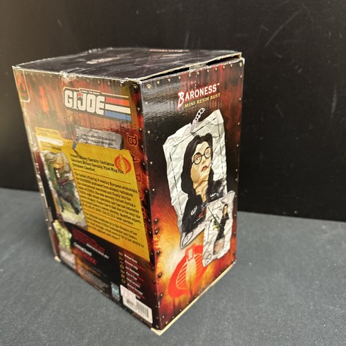GI Joe Cobra Baroness Mini Resin Bust Statue Palisades Convention 2003 NIB - Picture 15 of 18