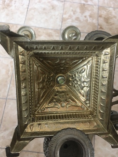 Antique and Unique Brass Candleholder Set, Made In Italy - Picture 5 of 7