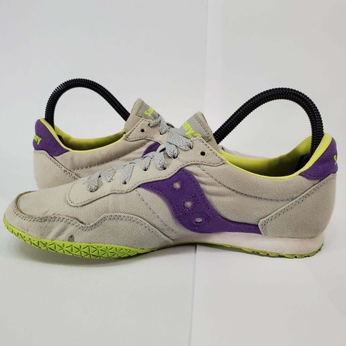 Saucony Jazz Low Green Purple 60083-15 Womens Size 8 - Picture 5 of 10