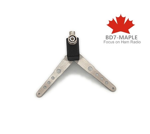 QRP RADIO Antenna bracket BNC/BNC Xiegu X6100 X6200 ICOM IC-705 Elecraft KX3 KX2 - Zdjęcie 1 z 6