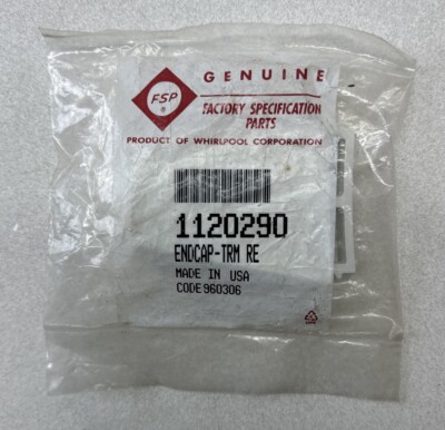 Genuine Whirlpool FSP 1120290 Endcap TRM