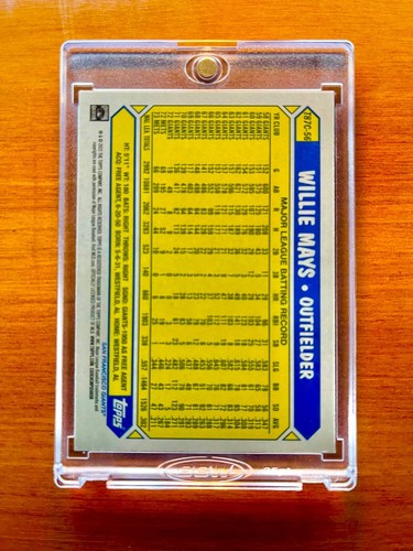 Willie Mays RARE REFRACTOR INVESTMENT CARD SSP TOPPS CHROME HALL OF FAME MINT - Picture 8 of 12
