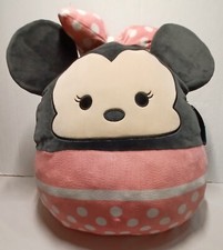 Authentic Squishmallows Disney's Minnie Mouse With Pink Bow. 13" New