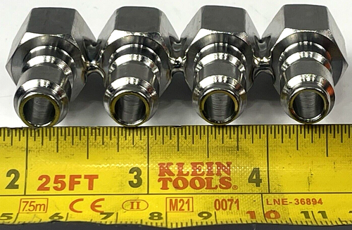 J-Rod 4-Way 1/4" NPT Stainless Steel Nozzle Tip Holder Pressure Washer Soft Wash - Picture 3 of 3