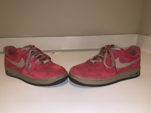 nike air force camurça rosa