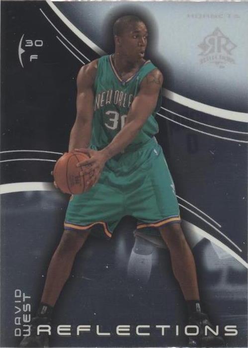 2003-04 Upper Deck Triple Dimensions - David West #54 - 1 of 2