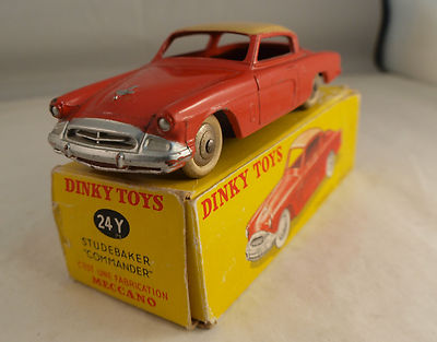 Réédition Dinky Toys Dinky Toys – Réédition Boîte 24Y Studebaker Commander, 2nde Version, Neuve Boîte Dinky Toys Studebaker