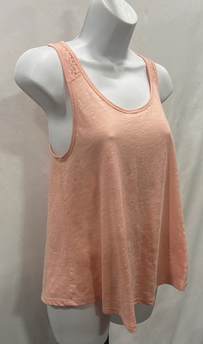Tanktop Mossimo Damen S Rosa mit floralem Spitzenbesatz. - Bild 3 von 8