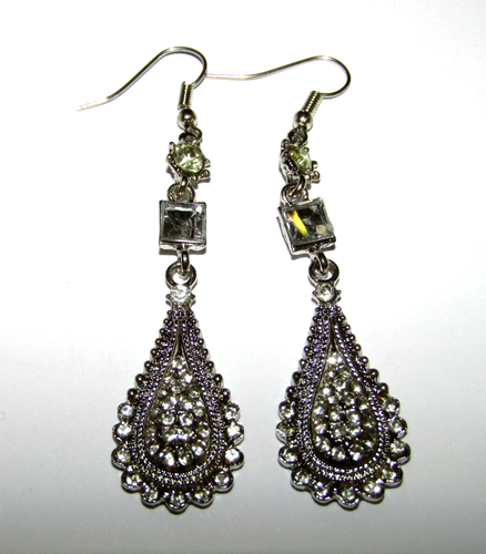 Sparkly crystal stud & dangle earrings lots of choice fast UK post gift idea - Picture 72 of 145