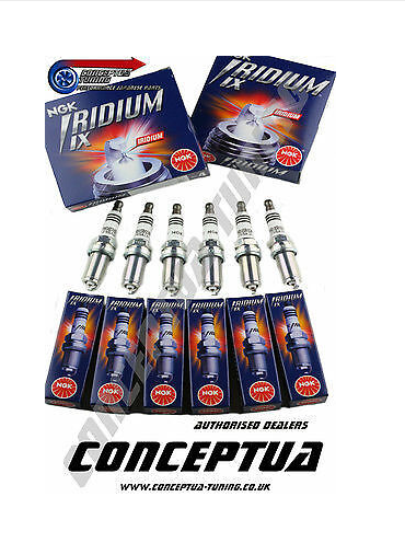 6 Ultra Cold NGK Iridium Spark Plugs HR9- For R33 GTST Skyline RB25DET - Picture 1 of 6