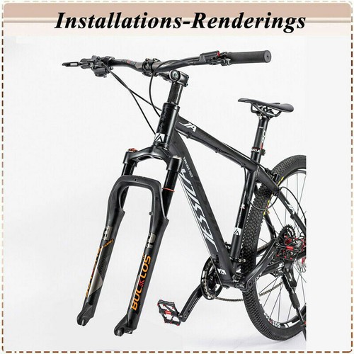 "Horquilla de resorte de aire Fatbike 26 pulgadas 1-1/8" disco MTB nieve bicicleta 4,0"" horquilla de neumáticos - Imagen 6 de 12
